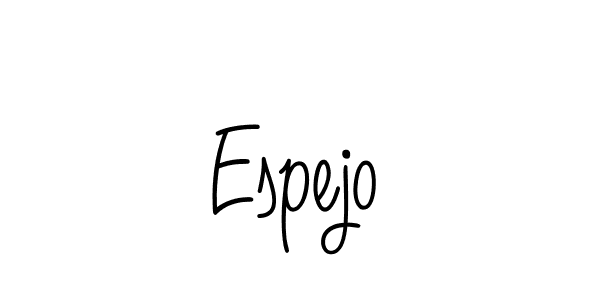 The best way (Angelique-Rose-font-FFP) to make a short signature is to pick only two or three words in your name. The name Espejo include a total of six letters. For converting this name. Espejo signature style 5 images and pictures png