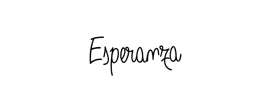 Esperanza stylish signature style. Best Handwritten Sign (Angelique-Rose-font-FFP) for my name. Handwritten Signature Collection Ideas for my name Esperanza. Esperanza signature style 5 images and pictures png