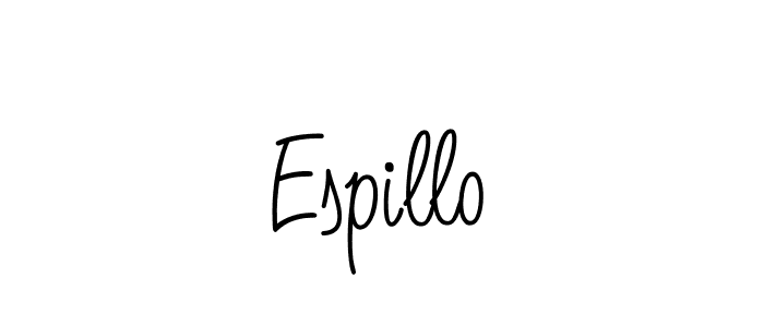Also we have Espillo name is the best signature style. Create professional handwritten signature collection using Angelique-Rose-font-FFP autograph style. Espillo signature style 5 images and pictures png