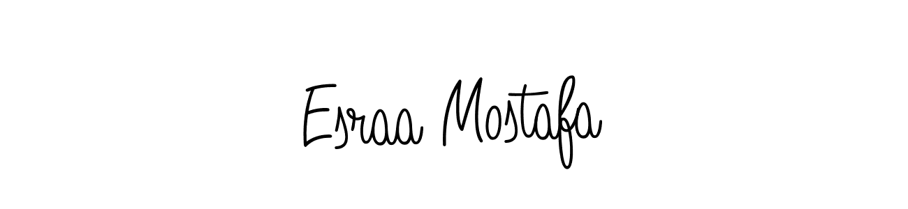 Design your own signature with our free online signature maker. With this signature software, you can create a handwritten (Angelique-Rose-font-FFP) signature for name Esraa Mostafa. Esraa Mostafa signature style 5 images and pictures png