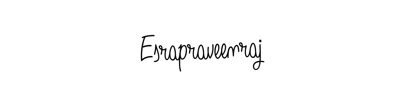 Make a beautiful signature design for name Esrapraveenraj. Use this online signature maker to create a handwritten signature for free. Esrapraveenraj signature style 5 images and pictures png