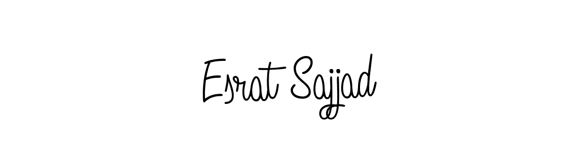 How to Draw Esrat Sajjad signature style? Angelique-Rose-font-FFP is a latest design signature styles for name Esrat Sajjad. Esrat Sajjad signature style 5 images and pictures png