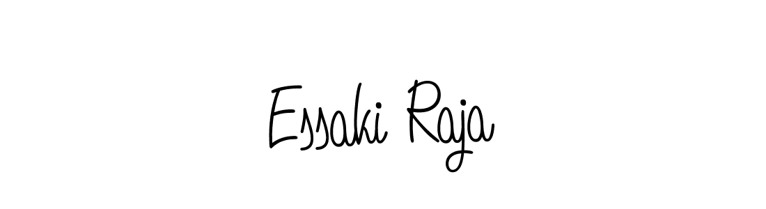 Also we have Essaki Raja name is the best signature style. Create professional handwritten signature collection using Angelique-Rose-font-FFP autograph style. Essaki Raja signature style 5 images and pictures png