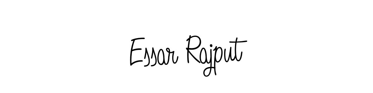 Design your own signature with our free online signature maker. With this signature software, you can create a handwritten (Angelique-Rose-font-FFP) signature for name Essar Rajput. Essar Rajput signature style 5 images and pictures png