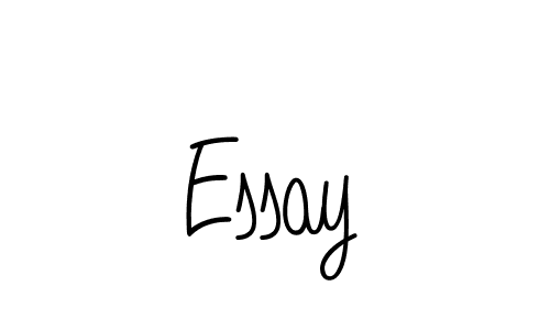 You should practise on your own different ways (Angelique-Rose-font-FFP) to write your name (Essay) in signature. don't let someone else do it for you. Essay signature style 5 images and pictures png