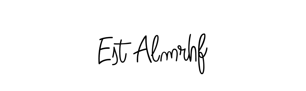 Also we have Est Almrhf name is the best signature style. Create professional handwritten signature collection using Angelique-Rose-font-FFP autograph style. Est Almrhf signature style 5 images and pictures png