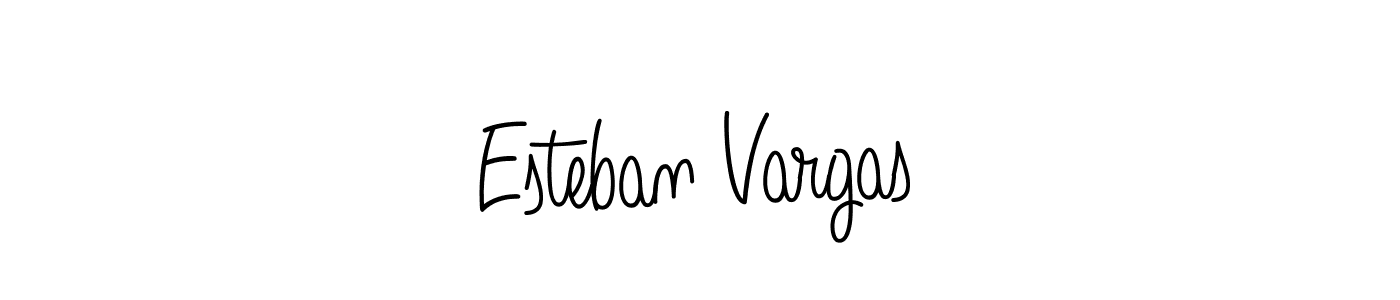 This is the best signature style for the Esteban Vargas name. Also you like these signature font (Angelique-Rose-font-FFP). Mix name signature. Esteban Vargas signature style 5 images and pictures png