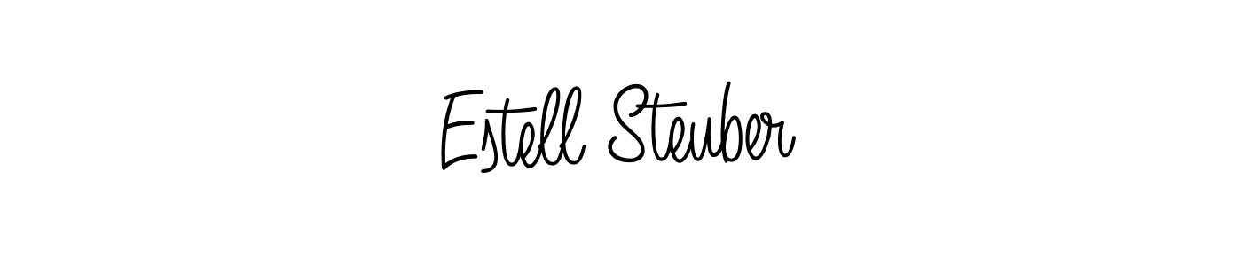 Design your own signature with our free online signature maker. With this signature software, you can create a handwritten (Angelique-Rose-font-FFP) signature for name Estell Steuber. Estell Steuber signature style 5 images and pictures png