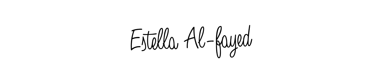 How to make Estella Al-fayed signature? Angelique-Rose-font-FFP is a professional autograph style. Create handwritten signature for Estella Al-fayed name. Estella Al-fayed signature style 5 images and pictures png