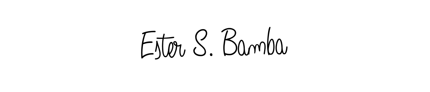 Here are the top 10 professional signature styles for the name Ester S. Bamba. These are the best autograph styles you can use for your name. Ester S. Bamba signature style 5 images and pictures png