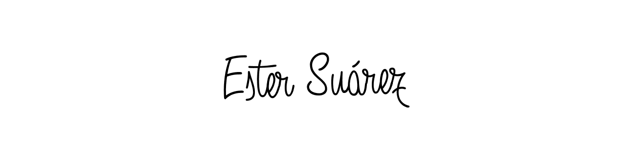 Also You can easily find your signature by using the search form. We will create Ester Suárez name handwritten signature images for you free of cost using Angelique-Rose-font-FFP sign style. Ester Suárez signature style 5 images and pictures png