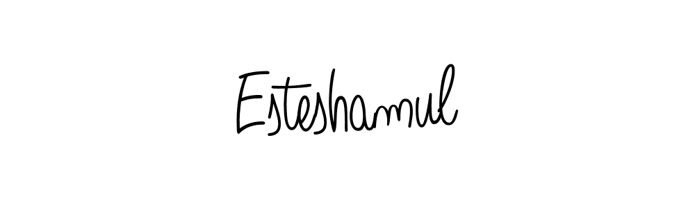 Make a beautiful signature design for name Esteshamul. Use this online signature maker to create a handwritten signature for free. Esteshamul signature style 5 images and pictures png
