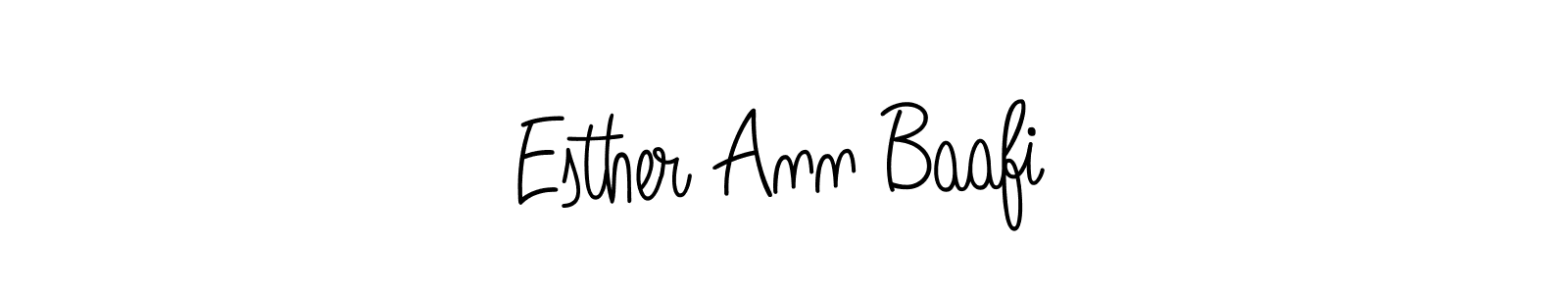Esther Ann Baafi stylish signature style. Best Handwritten Sign (Angelique-Rose-font-FFP) for my name. Handwritten Signature Collection Ideas for my name Esther Ann Baafi. Esther Ann Baafi signature style 5 images and pictures png