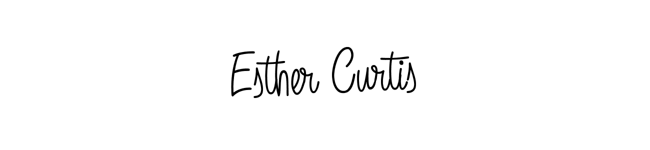 Angelique-Rose-font-FFP is a professional signature style that is perfect for those who want to add a touch of class to their signature. It is also a great choice for those who want to make their signature more unique. Get Esther Curtis name to fancy signature for free. Esther Curtis signature style 5 images and pictures png