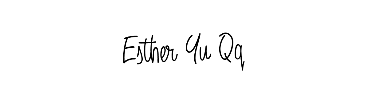 Once you've used our free online signature maker to create your best signature Angelique-Rose-font-FFP style, it's time to enjoy all of the benefits that Esther Yu Qq name signing documents. Esther Yu Qq signature style 5 images and pictures png