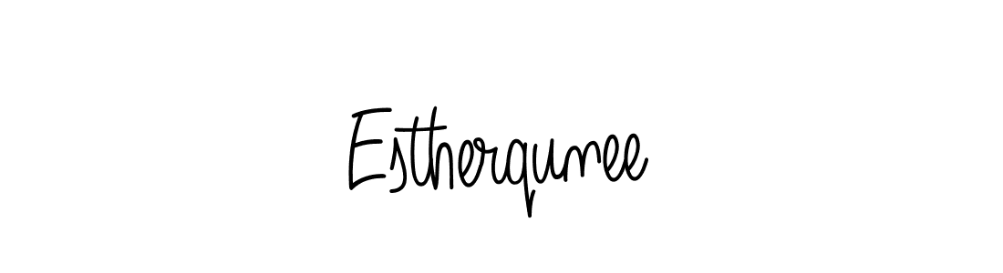 Make a beautiful signature design for name Estherqunee. Use this online signature maker to create a handwritten signature for free. Estherqunee signature style 5 images and pictures png