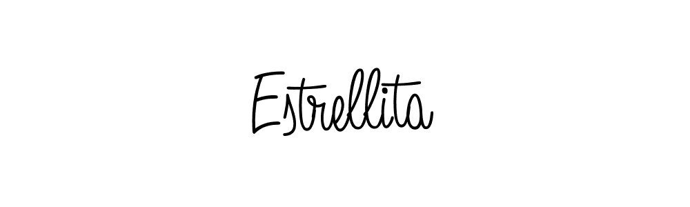 if you are searching for the best signature style for your name Estrellita. so please give up your signature search. here we have designed multiple signature styles  using Angelique-Rose-font-FFP. Estrellita signature style 5 images and pictures png