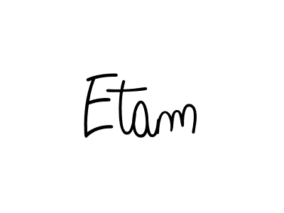 This is the best signature style for the Etam name. Also you like these signature font (Angelique-Rose-font-FFP). Mix name signature. Etam signature style 5 images and pictures png