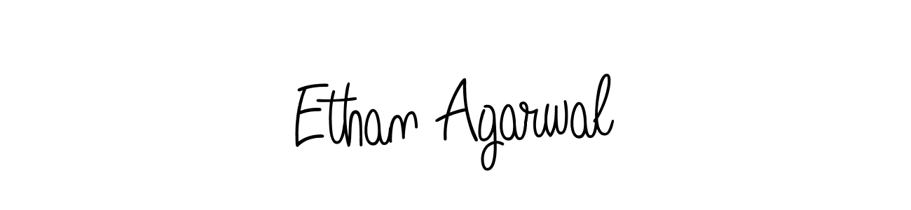 How to make Ethan Agarwal name signature. Use Angelique-Rose-font-FFP style for creating short signs online. This is the latest handwritten sign. Ethan Agarwal signature style 5 images and pictures png