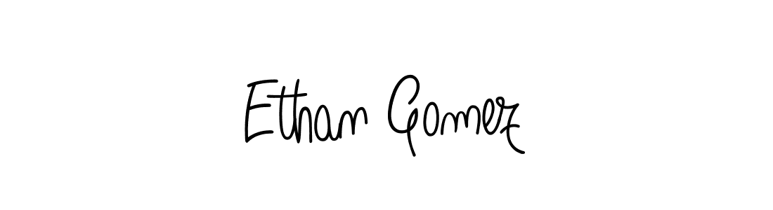 Ethan Gomez stylish signature style. Best Handwritten Sign (Angelique-Rose-font-FFP) for my name. Handwritten Signature Collection Ideas for my name Ethan Gomez. Ethan Gomez signature style 5 images and pictures png