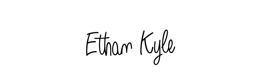 How to make Ethan Kyle name signature. Use Angelique-Rose-font-FFP style for creating short signs online. This is the latest handwritten sign. Ethan Kyle signature style 5 images and pictures png