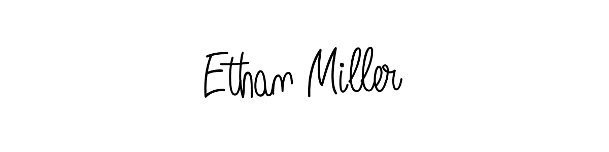 Use a signature maker to create a handwritten signature online. With this signature software, you can design (Angelique-Rose-font-FFP) your own signature for name Ethan Miller. Ethan Miller signature style 5 images and pictures png