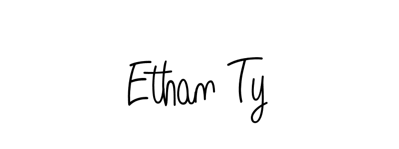 Also we have Ethan Ty name is the best signature style. Create professional handwritten signature collection using Angelique-Rose-font-FFP autograph style. Ethan Ty signature style 5 images and pictures png