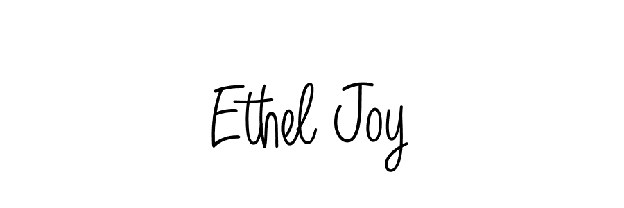 Make a beautiful signature design for name Ethel Joy. With this signature (Angelique-Rose-font-FFP) style, you can create a handwritten signature for free. Ethel Joy signature style 5 images and pictures png
