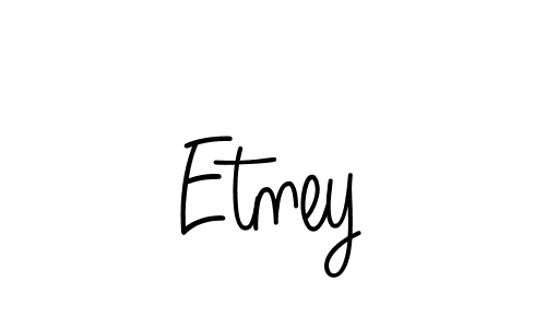 You should practise on your own different ways (Angelique-Rose-font-FFP) to write your name (Etney) in signature. don't let someone else do it for you. Etney signature style 5 images and pictures png