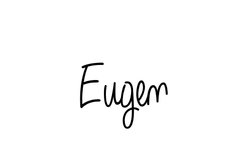 Design your own signature with our free online signature maker. With this signature software, you can create a handwritten (Angelique-Rose-font-FFP) signature for name Eugen. Eugen signature style 5 images and pictures png