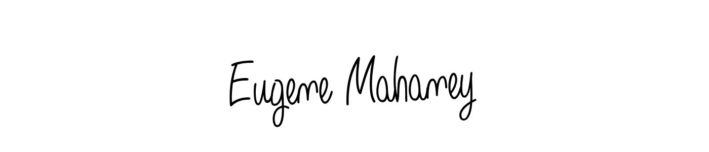 How to make Eugene Mahaney name signature. Use Angelique-Rose-font-FFP style for creating short signs online. This is the latest handwritten sign. Eugene Mahaney signature style 5 images and pictures png