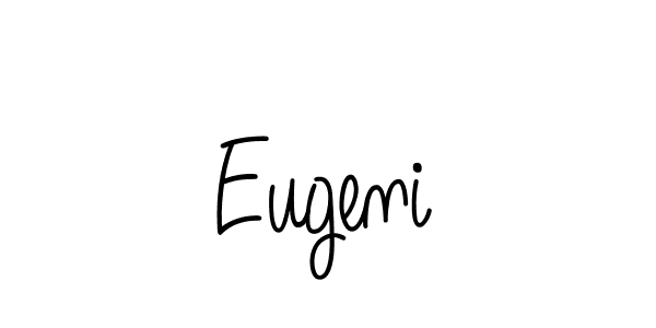 Create a beautiful signature design for name Eugeni. With this signature (Angelique-Rose-font-FFP) fonts, you can make a handwritten signature for free. Eugeni signature style 5 images and pictures png