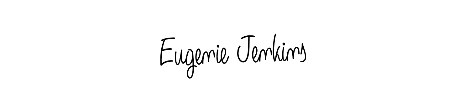 How to make Eugenie Jenkins name signature. Use Angelique-Rose-font-FFP style for creating short signs online. This is the latest handwritten sign. Eugenie Jenkins signature style 5 images and pictures png