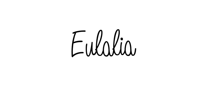 Create a beautiful signature design for name Eulalia. With this signature (Angelique-Rose-font-FFP) fonts, you can make a handwritten signature for free. Eulalia signature style 5 images and pictures png