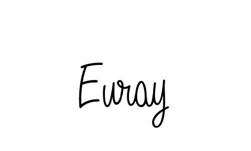 Euray stylish signature style. Best Handwritten Sign (Angelique-Rose-font-FFP) for my name. Handwritten Signature Collection Ideas for my name Euray. Euray signature style 5 images and pictures png