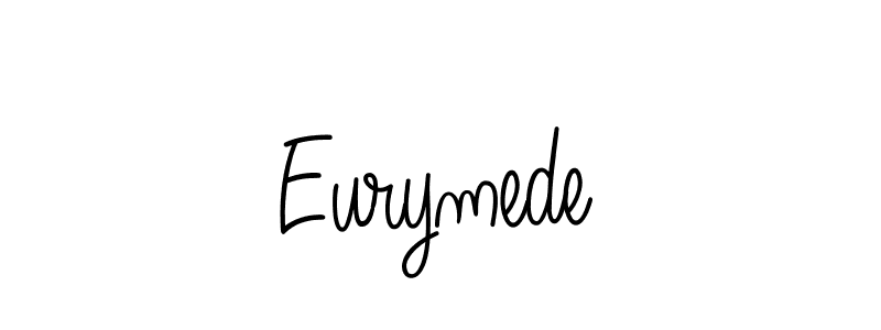 Make a beautiful signature design for name Eurymede. With this signature (Angelique-Rose-font-FFP) style, you can create a handwritten signature for free. Eurymede signature style 5 images and pictures png