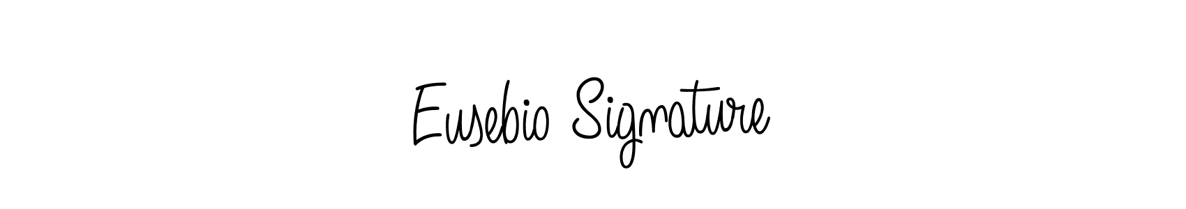 The best way (Angelique-Rose-font-FFP) to make a short signature is to pick only two or three words in your name. The name Eusebio Signature include a total of six letters. For converting this name. Eusebio Signature signature style 5 images and pictures png