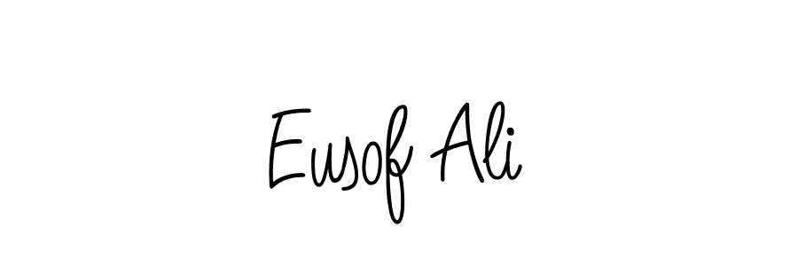 Eusof Ali stylish signature style. Best Handwritten Sign (Angelique-Rose-font-FFP) for my name. Handwritten Signature Collection Ideas for my name Eusof Ali. Eusof Ali signature style 5 images and pictures png