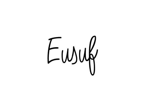 Eusuf stylish signature style. Best Handwritten Sign (Angelique-Rose-font-FFP) for my name. Handwritten Signature Collection Ideas for my name Eusuf. Eusuf signature style 5 images and pictures png