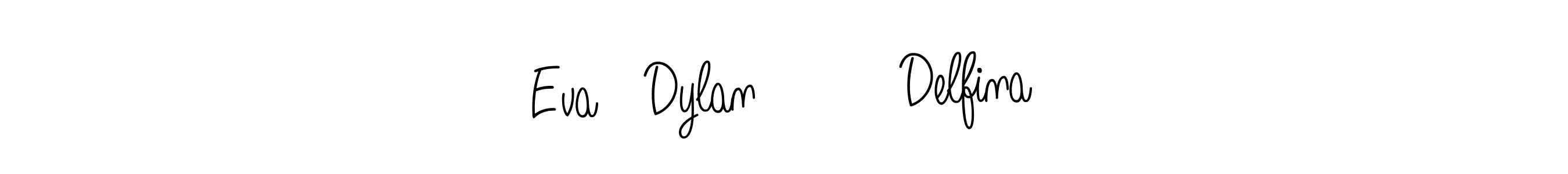 You can use this online signature creator to create a handwritten signature for the name Eva   Dylan         Delfina. This is the best online autograph maker. Eva   Dylan         Delfina signature style 5 images and pictures png