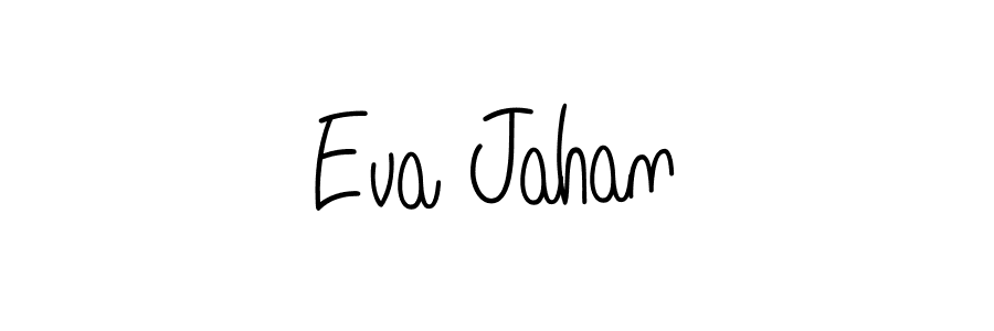 if you are searching for the best signature style for your name Eva Jahan. so please give up your signature search. here we have designed multiple signature styles  using Angelique-Rose-font-FFP. Eva Jahan signature style 5 images and pictures png