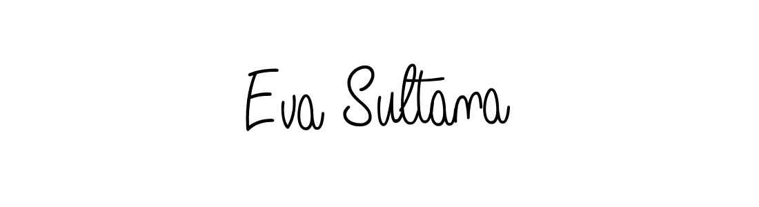 Angelique-Rose-font-FFP is a professional signature style that is perfect for those who want to add a touch of class to their signature. It is also a great choice for those who want to make their signature more unique. Get Eva Sultana name to fancy signature for free. Eva Sultana signature style 5 images and pictures png