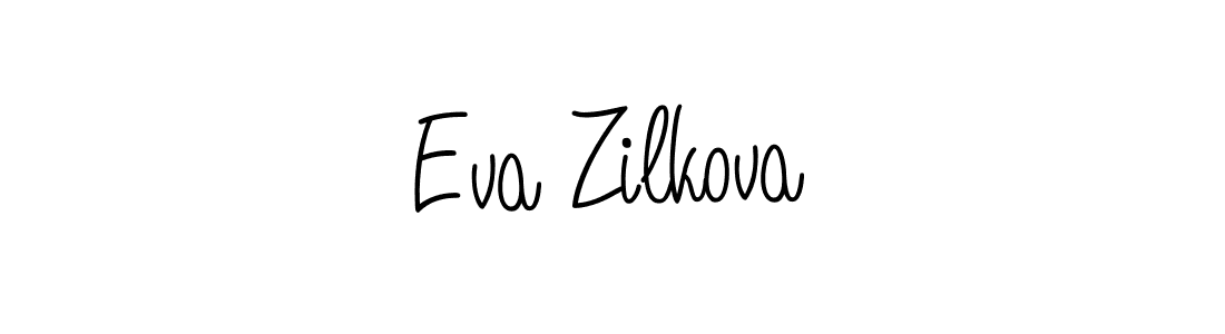 Design your own signature with our free online signature maker. With this signature software, you can create a handwritten (Angelique-Rose-font-FFP) signature for name Eva Zilkova. Eva Zilkova signature style 5 images and pictures png