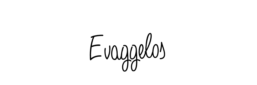 Use a signature maker to create a handwritten signature online. With this signature software, you can design (Angelique-Rose-font-FFP) your own signature for name Evaggelos. Evaggelos signature style 5 images and pictures png