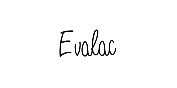 Angelique-Rose-font-FFP is a professional signature style that is perfect for those who want to add a touch of class to their signature. It is also a great choice for those who want to make their signature more unique. Get Evalac name to fancy signature for free. Evalac signature style 5 images and pictures png