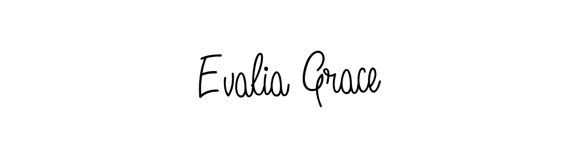 Create a beautiful signature design for name Evalia Grace. With this signature (Angelique-Rose-font-FFP) fonts, you can make a handwritten signature for free. Evalia Grace signature style 5 images and pictures png