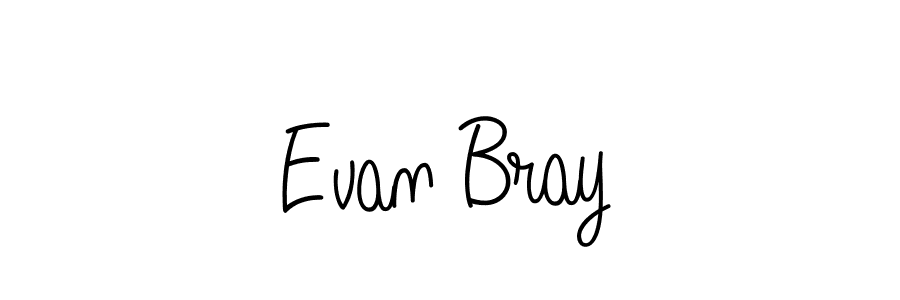 Use a signature maker to create a handwritten signature online. With this signature software, you can design (Angelique-Rose-font-FFP) your own signature for name Evan Bray. Evan Bray signature style 5 images and pictures png