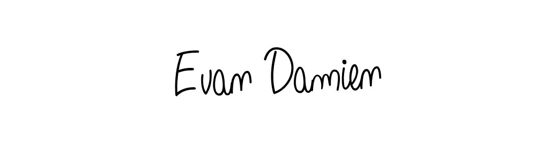 if you are searching for the best signature style for your name Evan Damien. so please give up your signature search. here we have designed multiple signature styles  using Angelique-Rose-font-FFP. Evan Damien signature style 5 images and pictures png