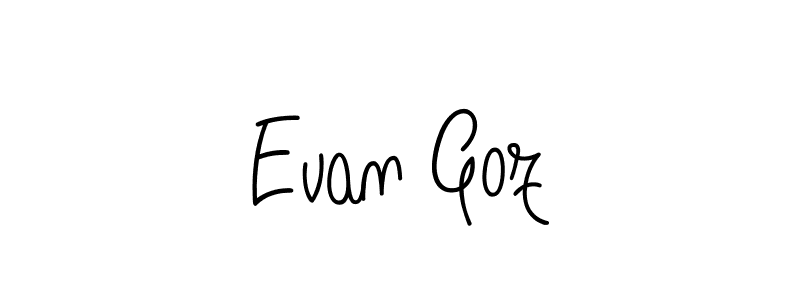 See photos of Evan Goz official signature by Spectra . Check more albums & portfolios. Read reviews & check more about Angelique-Rose-font-FFP font. Evan Goz signature style 5 images and pictures png