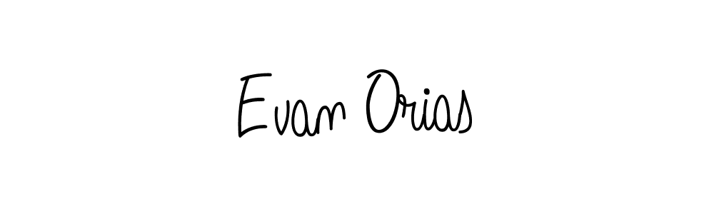 Evan Orias stylish signature style. Best Handwritten Sign (Angelique-Rose-font-FFP) for my name. Handwritten Signature Collection Ideas for my name Evan Orias. Evan Orias signature style 5 images and pictures png